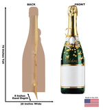 Blank Champagne Bottle Life-size Cardboard Cutout #5094 Gallery Image