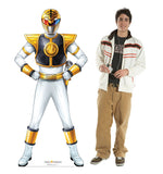 White Power Ranger Life-size Cardboard Cutout #5095 Gallery Image