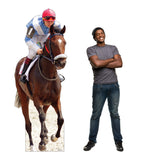 Horse and Jockey Life-size Cardboard Cutout #5169 Gallery Image