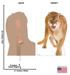 Cougar Life-size Cardboard Cutout #5189