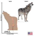Howling Wolf Life-size Cardboard Cutout #5225