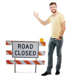 Road Closed Sign Life-size Cardboard Cutout #5247 Gallery Image