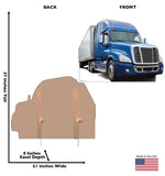 Semi Truck Life-size Cardboard Cutout #5251 Gallery Image