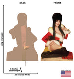 Elvira Christmas Sitting Life-size Cardboard Cutout #5287 Gallery Image