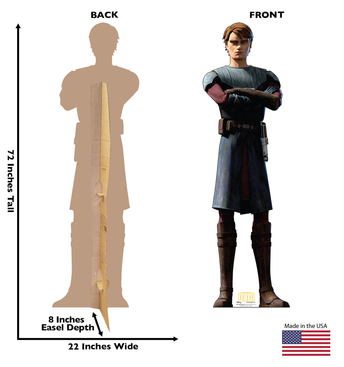 Anakin Skywalker Lifesize Cardboard Cutout 5364 ThisisHollywood