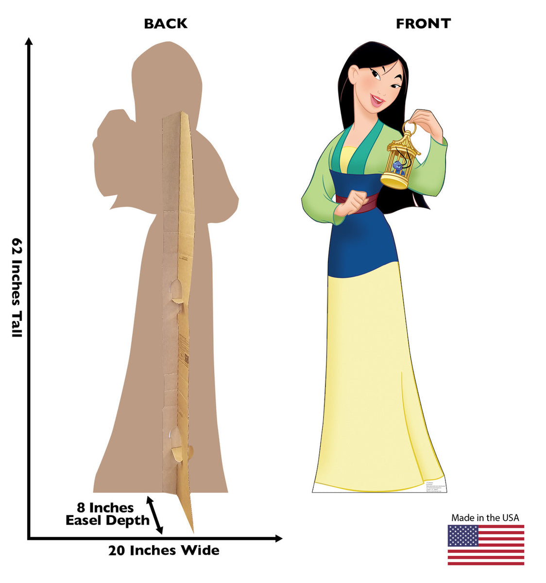 strapless open back dress Disney Princesses Mulan Cutout *772 – ThisisHollywood