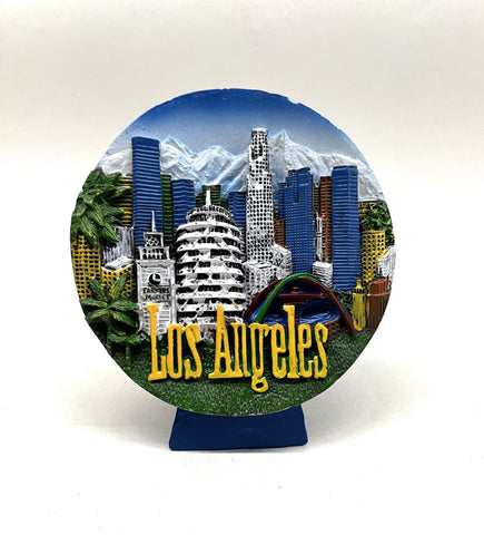 Los Angeles 4 inch Plate free standing