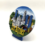 Los Angeles 4 inch Plate free standing Gallery Image