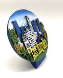 Los Angeles 4 inch Plate free standing Gallery Image