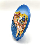 Historic Route 66 - 4" plate  free standing Gallery Image