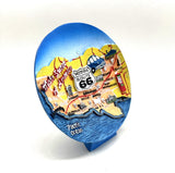 Historic Route 66 - 4" plate  free standing Gallery Image