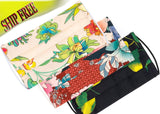 Re-usable Washable Designer Fabric Women's Face Covering Mask, Decorative Floral Patterns, 3 Pack Gallery Image