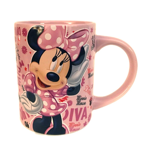 Disney Minnie Mouse Diva Mug - Embossed