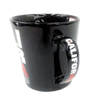 Large Black Cali-For-Nia Coffee Mug