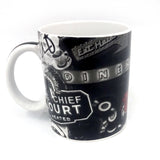 Black white and Red Route 66 Coffee Mug Gallery Image