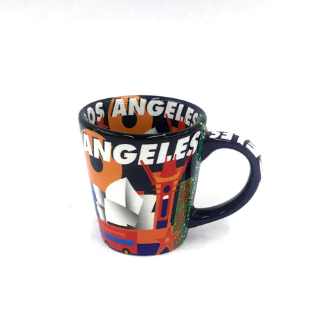 Jay Joshua  colorful Los Angeles Espresso Mug