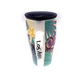 Color porcelain travel mug Gallery Image