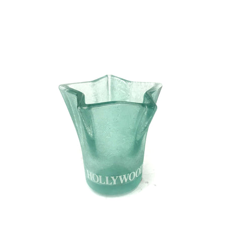 Hollywood Frosted Neon Green star shape shot glass