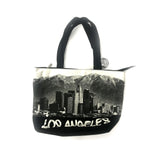 Black & White Los Angeles Tote Bag Gallery Image