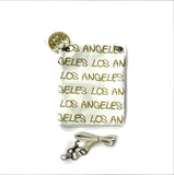 White Los Angeles Neck Wallet Gallery Image