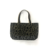 Los Angeles gold and silver Writing Tote Bag Gallery Image