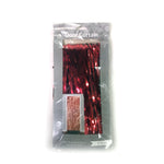 Sparkling Red Metallic Foil Fringe Door Curtain
