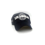 Navy Los Angeles cap with embroidered America California
