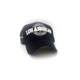 Navy Los Angeles cap with embroidered America California Gallery Image