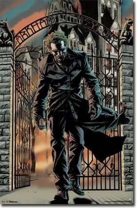 The dark knight rises joker Arkham poster
