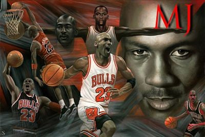Michael Jordan Collage Poster