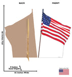 American flag Cutout *2999