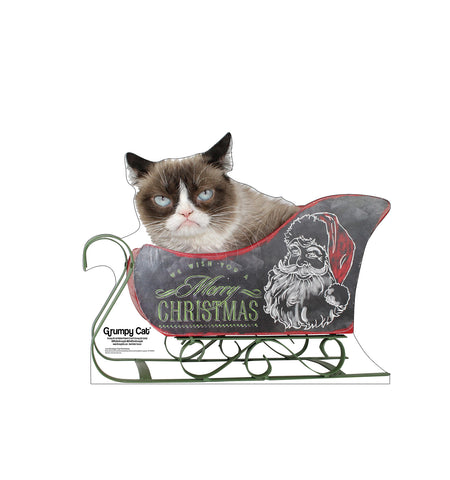 Grumpy Cat Christmas Cardboard Cutout *3048