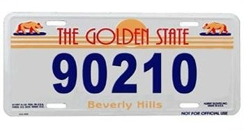 Beverly Hills License Plate