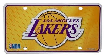 L.A. Lakers License Plate