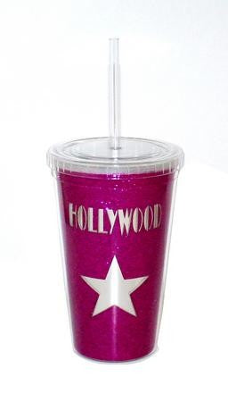 Hollywood Berry Star Reusable plastic Travel cup