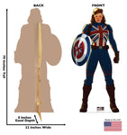 Captain Carter What if? l Life-size Cardboard Cutout #3687