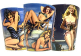 Girls in the beach California shot glass Gallery Image