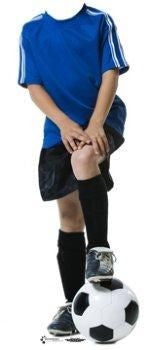 Youth Soccer Player Stand-in Cutout 732