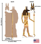 Egyptian Anubis with Mask Life-size Cardboard Cutout #3990