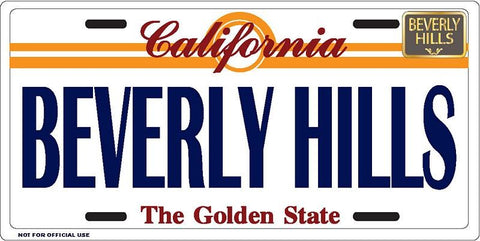 Beverly Hills License Plates