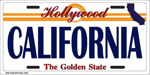 California with Map icon License Plate
