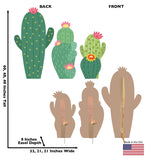 Cactus Grouping Set of 3 Life-size Cardboard Cutout #5012 Gallery Image