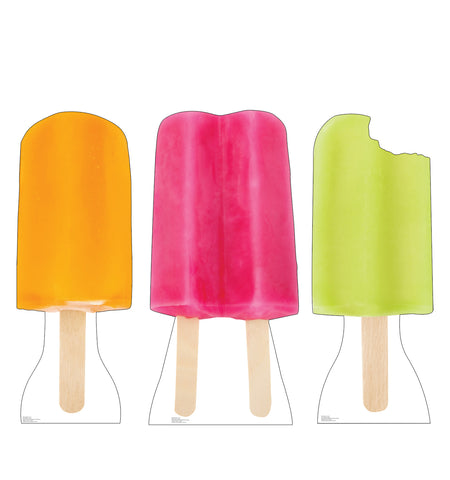 Popsicles Set of 3 Life-size Cardboard Cutout #5044