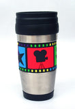 Stainless Steel Tumbler with Filmstrip Design Gallery Image
