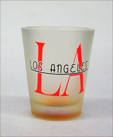 LA Shotglass Orange