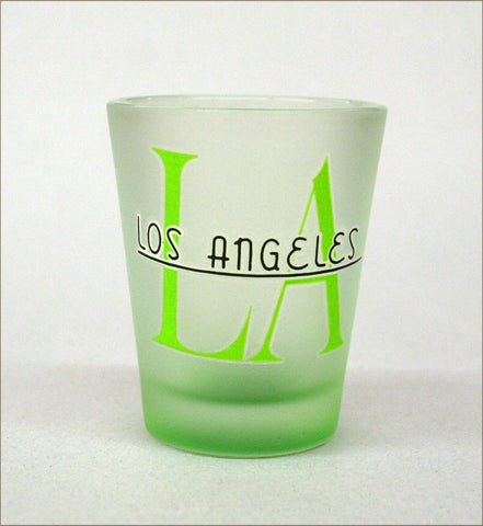LA Shotglass Green