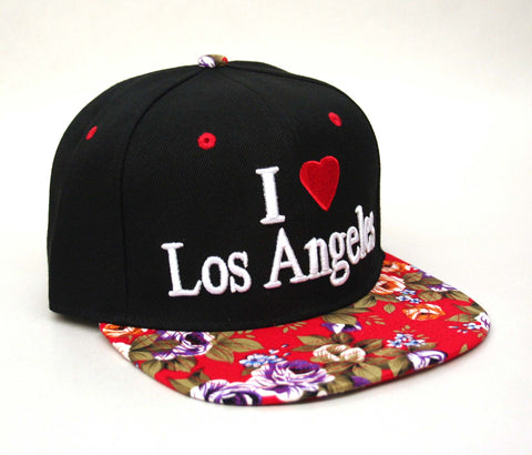 I Love Los Angeles Cap - Red