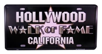 Walk Of Fame Star License Plate