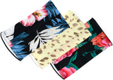Re-usable Washable Designer Fabric Women's Face Covering Mask, Designer Floral Patterns, 3 Pack Gallery Image