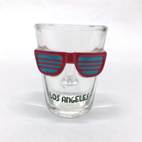 Los Angeles Pink And Blue Party Glasses Shot Glass